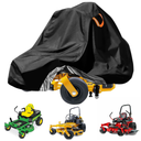 ZeroTurn Lawn Mower Covers,Waterproof Outdoor Riding Mower Cover,Fits up to 60" Decks Rider Lawnmower Tractor Storage Cover,Durable AntiUV 210D Polyester,Reflective Strips 79"Lx47"Wx55"H