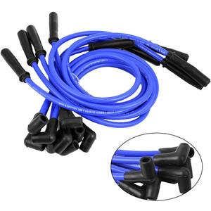 9 Pcs Spark Plug Wire Set 10.5mm Electronic Ignition Cables for SBC BBC HEI 350 383 454 90 to Straight