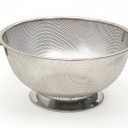 RSVP International International Endurance Stainless Steel Precision Pierced Colander, 5-Quart (Punch-5), Silver