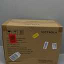 Victrola Journey Bluetooth Portable Suitcase Record Player  with Built-in Speakers, 3 Speed Vinyl Record Player, RCA Out, Headphone Jack (Black)