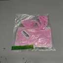 VEBZIN 2 Pack Sparkly Large And Medium Mesh Fishnet Tights For Women Glitter Rhinestone Fishnets Stockings (Pink)