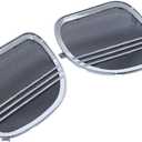 Chrome Tri-Line Speaker Grills Cover Trim for Harley Road Glide 2015-2023