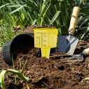 10 Pack Rain Gauges, 1.5" Rain/Sprinkler Gauge for Lawn with Wide Mouth, Accurate Outdoor Rain Gauges Measuring Tool for Yard Garden Deco (Yellow)