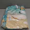 senya Large Beach Bags Totes Swim Canvas Tote Shoulder Bag Water Resistant Bags for Gym Travel Daily (Seashell on Beach)