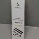 2PCS Barn Door Soft Close Mechanism, Upgraded Universal Weight Compatibility Support Door up to 160lbs, Effortless Opening Smooth Closing Hole-Free Sliding Door Hardware Spring Buffer Damper (Black)