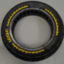 BANGTING 2PCS 60/70-6.5 Scooter Tire Tubeless, 10x2.5 inch Front or Rear Replacement Solid Tires, 10x2.5-6.5 Rubber Tire for Segway Max G30/G30D/G30E/G30E/G30LP/G30D II (Yellow)