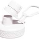 SENDESTAR Spout Lid for Hydroflask Wide Mouth Water Bottle Fits 18 oz 20 oz 32 oz 40 oz 73 oz,Chug Cap Flexible Handle Compatible, Takeya, Simple Modern, Wide Mouth Water Bottle (White)