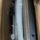 6-Tier Mini Fridge Cabinet Microwave Stand Baker Rack, Mini Fridge Stand with Storage Shelves, Microwave Oven Stand, Utility Storage Shelf for Kitchen, Living Room, Dorm, Patio.(Brown)