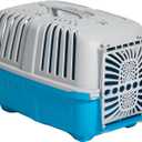 Spree by MidWest 22-Inch Travel Carrier, Blue, Fits Pets up to 12 lbs | Hard-Sided Pet Carrier, Plastic Door, Ventilated Design, Locking Tabs, Easy Assembly