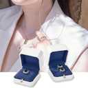 Leather Bracelet Gift Box Bangle Holder Octagonal Jewelry Gift Box For Bangle Bracelet Storage