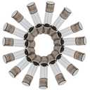 Carbon-14 15A, 15A Fuse, 15A250V, 15A250V Fuse, F15A250V Fuse, F15A Fuse, F15A Fuses, F15A250V, 15A Fuses, F15A Fuses, 15A Fast Blow Fuse, 15A Glass Quick Fast Blow Fuse, 5 * 20mm(20pcs)