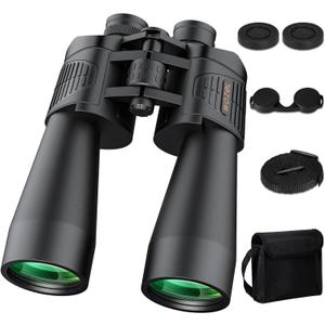 20x70 Binoculars for Adults High Powered - WOZEL HD Bird Binoculars with Clear Low Light Vision - Powerful Binocular for Bird Watching Hunting Travel Outdoor Hiking - Christmas Birthday Gifts for Men
