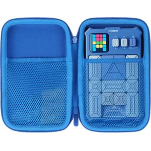 Storage Case Compatible with GiiKER Super Slide Puzzle Original 500+ Challenges Brain Teaser Puzzle (Blue Case)