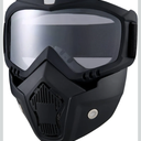 Paintball Mask Anti Fog,Tactical Full Face Mask Ski Mask Goggles Detachable Adjustable,Motorcycle Riding Face Protection