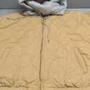 EVALESS Puffer Vest Women Cropped Hooded Zip Up Quilted Sleeveless Jackets 2025 Fall Lightweight Coat with Pockets, Size 2XL