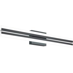 PRESDE 32inch LED Bathroom Light Fixtures Modern Black Bathroom Light fixtures Bath Vanity Light Bar Dimmable