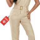 Morph Zoo Keeper Safari Costume Women - Zookeeper Costume Adult Women Safari Outfit for Womens Zoo Keeper Halloween Costumes (Medium)