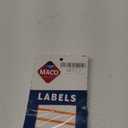 MACO Orange File Folder Labels, 9/16 x 3-7/16 Inches, 248 Per Box (FF-L7)