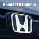 Illuminated LED Emblem Front Grille Light White Replacement Parts for Honda Accord 10th Generation