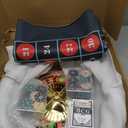 Wooden Roulette Wheel Set, Solid Wood Roulette Wheel With Retractable Chip Rake，200 Chips, Roulette Marker, 2 Decks of Cards, 3 Dices,1 Dealer Button Win Marker, 6 Roulette Balls, 1 Storage Bag