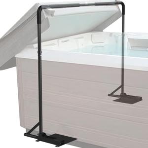 Hot Tub Cover Lift Spa Cover Lifts Under Mount Hot Tub Cover Lifter Adjustable Height 31 to 41 Inch Width Below 96 Inch Removal System Bracket Fits Most Spas Hot Tubs