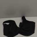 Fit For Me By Fruit of the Loom Women's Plus Size Cotton Unlined Underwire Bra-Pinch-Free Straps - Side and Back Smoothing (38G, Black Hue)