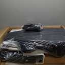 GTPLAYER Gaming Chair Fabric with Pocket Spring Cushion, High Back Ergonomic Computer Chair with Footrest for Adults Lumbar Support Swivel Game Chair for Office Gaming 350LBS, Black