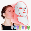 Red Light Therapy for Face, 7 Colors LED Face Mask Light Therapy At Home, Led Face Mask Light Therapy, Blue