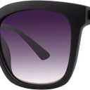 Square Polarized Womens Sunglasses Trendy - Fashion UV400 Protection Eyewear for Women shades
