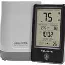 AcuRite Wireless Rain Gauge with Self-Emptying Rain Collector with Rainfall History, Alerts, and Current Date and Time (02446M)