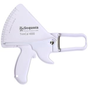 Sequoia Fitness TrimCal 4000 Body Fat Caliper (White) [Health and Beauty] with Fat % Chart