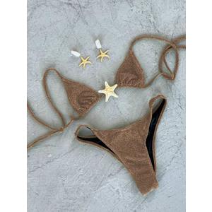 Fashionable & Sexy Solid Color Starfish Bikini Swimwear Summer
