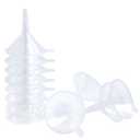 Small Funnel, 2.16inch Clear Plastic Mini Funnels for Science Lab Bottle Filling Liquid, Essential Oils, Perfume(12 Pack)