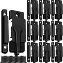 10 Pack Window Sash Locks Window Latch Replacement Window Locks for Vertical and Horizontal Sliding Windows Double Hung Windows-Black