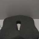 Cabilock Lower Back Memory Seat Cushion for Office Chair Car Seat Ergonomic Design Non- Breathable for Hours of Sitting Deep (Grey)