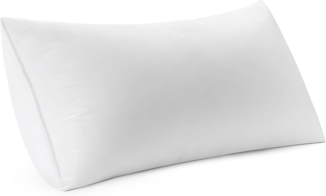 MIULEE 16x26 Inch Premium Lumbar Throw Pillow for Bed Sofa Couch Virgin Microfiber with 100% Cotton Cover Decorative Throw Pillow Insert Stuffer Form