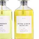 Molimoli - Premium Olive Oil Dispenser Bottles for Kitchen - Oil and Vinegar Dispenser Set, Glass Dispenser for Kitchen, Dispenser Bottle of 350ml - Set of 2 