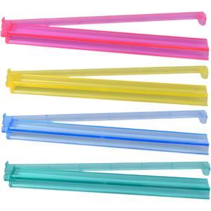 Acrylic Mahjong Rack with Pusher for Beginners, Mahjong Pusher and Rack 4 Piece Set, Mahjong Racks for Multiple Mahjong Sizes (4 Colors)