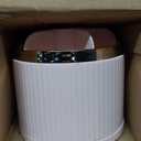 Rotating Makeup Organizer for Vanity with Brush Holder and Drawer, Cosmetic Makeup Storage, Large Spinning Makeup Skincare Organizer, Countertop Makeup Perfume Organizer, Lotions Display Case (Pink)