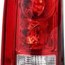 Boine Left Driver Side Tail Light Compatible With 2009-2015 Honda Pilot Rear Light Housing Brake Lamps Replaces 33550SZAA01 (Left Driver Side)
