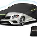 for Mercedes Benz E Car Cover Waterproof All Weather Heavy Duty Protection Outdoor Full Car Covers Windproof with Driver Side Zipper Compatible for Mercedes Benz E-Class 2006-2025 Sedan