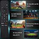 Voice Remote for Sony Smart TVs,Replacement Control for All 2018 to 2025 Sony Bravia Google 4K UHD LED LCD HD Smart TVs, with 4 Quick Link Buttons