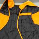 Lelepet Reversible Dog Coat Waterproof Dog Jacket Windproof Puffer Vest for Winter Warm Lightweight Coats for Large Dogs Adjustbale Hook & Loop Pet Apparel with Leash Hole, Boxer, Weimaraner, 2XL (Orange)