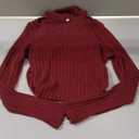 HBQ Women's Casual Sweater Dress Turtleneck Ribbed Bodycon Long Sleeve Mini Knit Dresses 2025 Fashion (Small)