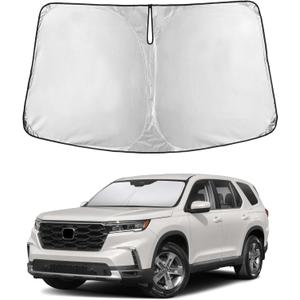 EcoNour Windshield Sunshade Compatible for Honda Pilot 2016-2024 2025 2026, Sun Visor for Front Windshield & Window Sun Shade Cover, UV Heat Blocker & Protector, Car Accessories