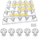 Necklace Hanger, Acrylic Necklace Holder, Necklace Organizer Wall Mount, Jewelry Hooks for Necklaces, Bracelets, Chains 