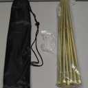 JEAWIWI 7PCS Golden Easel Stand for Wedding Sign Stand, 66 Inch Adjustable Metal Easels for Display, Portable Folding Easel for Wedding, Display Show, Arts, Poster with Portable Bags