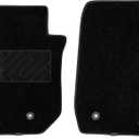 WENNEBIRD Front Carpet Floor Mats for Jeep Wrangler 2014-2018, 2Pc | JK, Not for JL, 0.6-Inch Ultra-Thick Plush Carpet, Noise-Reducing Comfort, Waterproof TPE Layer, Anti-Slip Backing