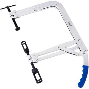 Orion Motor Tech Universal Valve Spring Compressor Tool, Valve Spring Removal Tool & Adjustment Tool with 1" & 1-3/16" Adapters, Direct Action Valve Spring Compression Tool for Cars Trucks and More