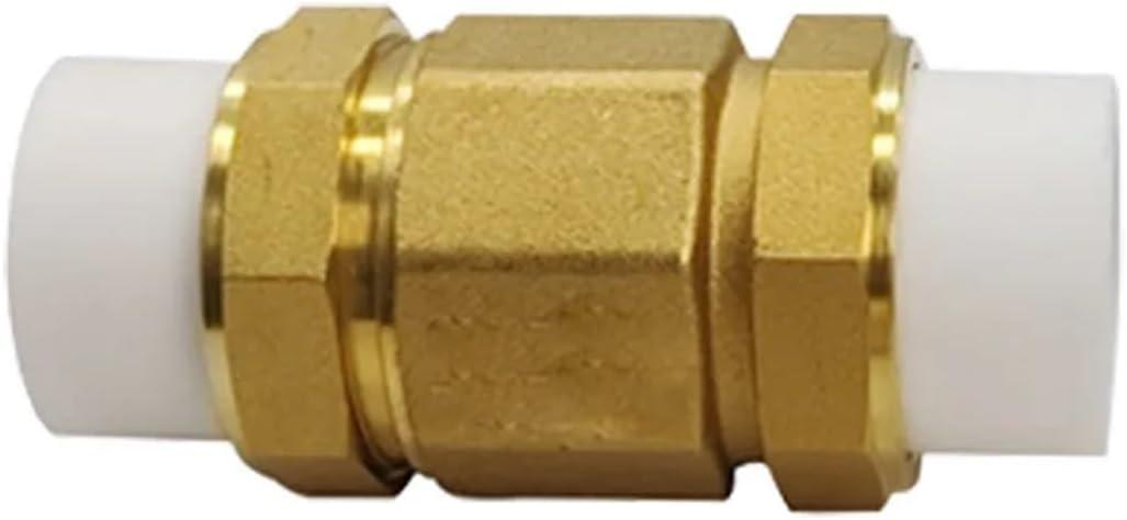 Brass Horizontal Check Valve With PPR Double Movable Joints 1Pcs(PPR20)